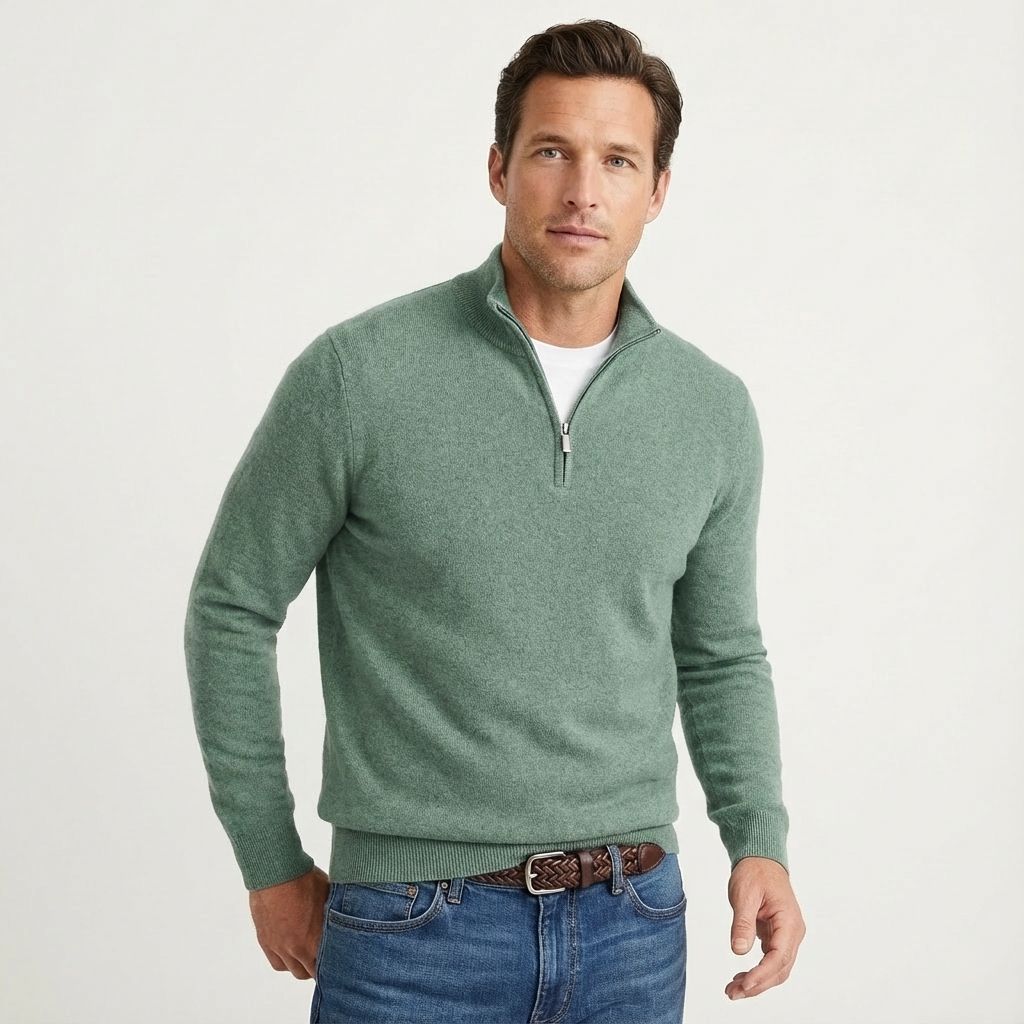 Reißverschluss Pullover Herren | Stehkragen & Warm
