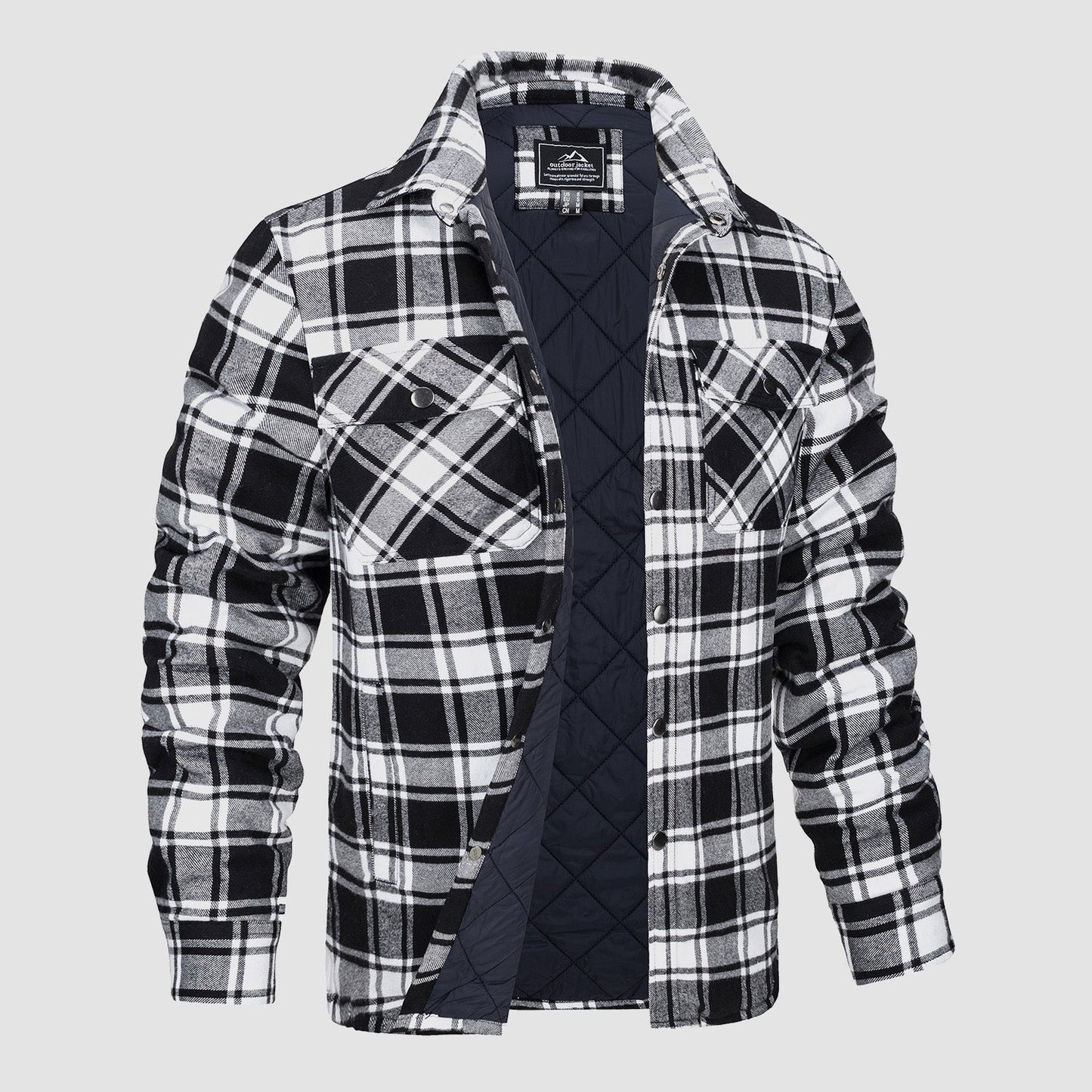 René Karierte Jacke 0