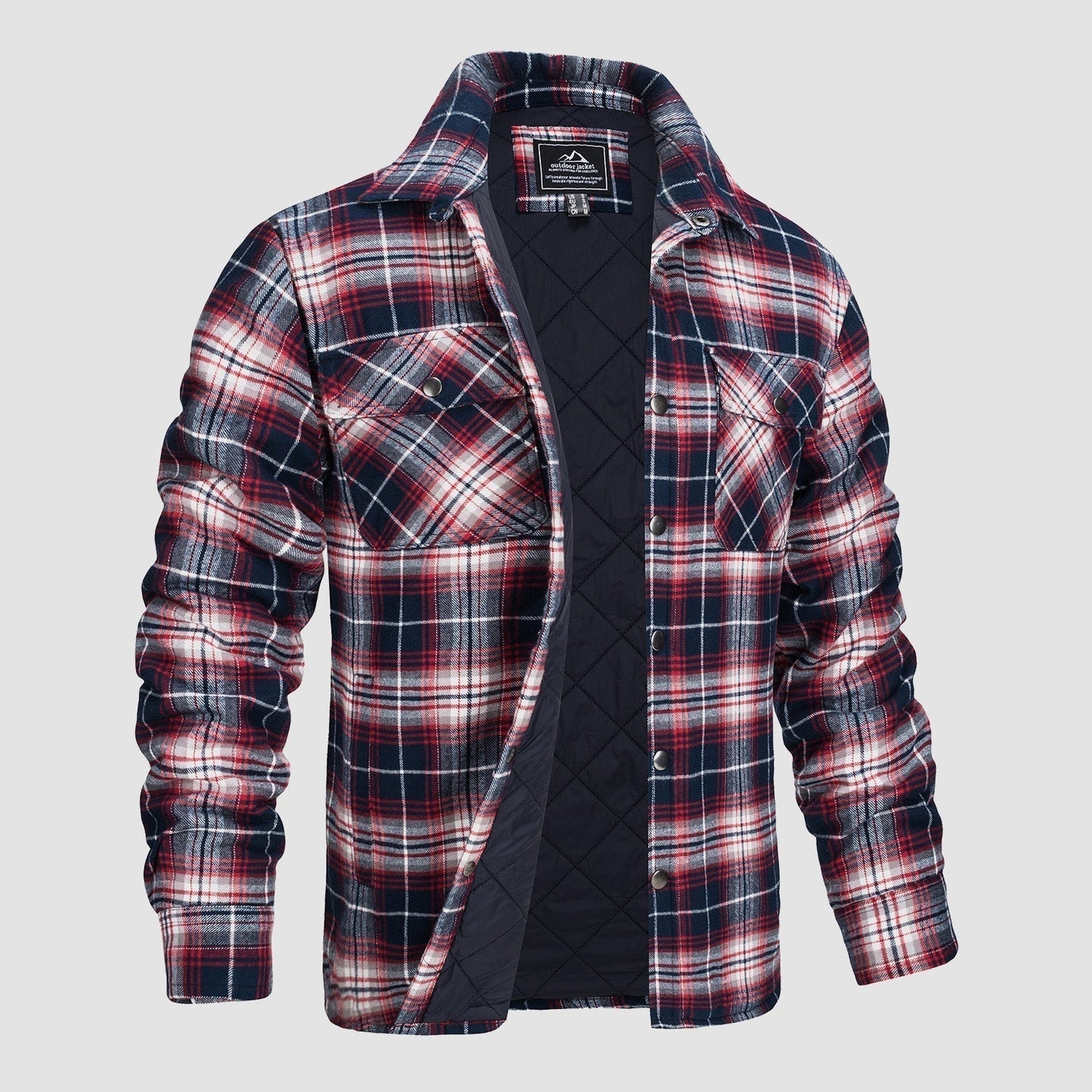 René Karierte Jacke 9