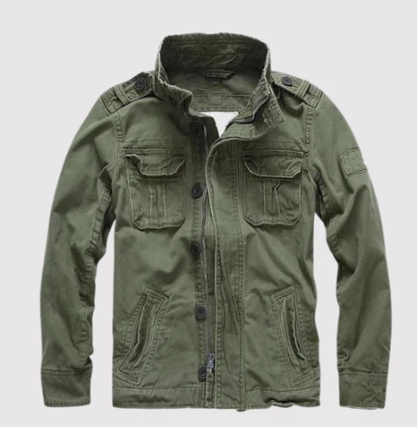 Retro Jeansjacke mit vielen Taschen 0