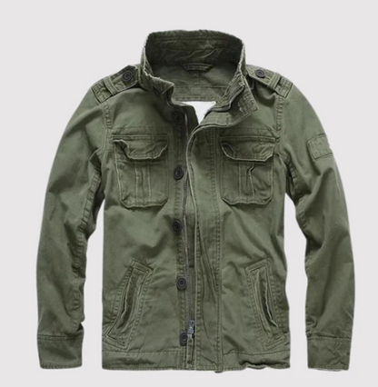 Retro Jeansjacke mit vielen Taschen 0