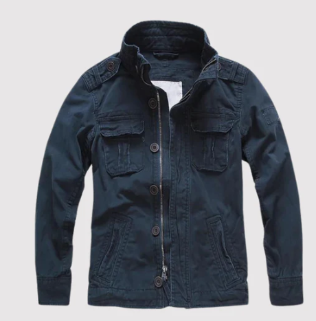 Retro Jeansjacke mit vielen Taschen 2