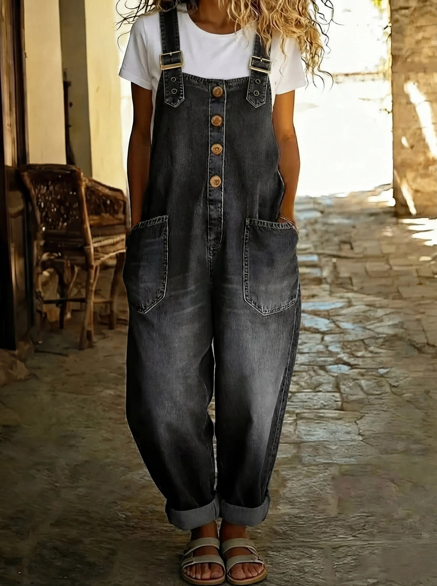 Sommer Jumpsuit Damen | Lässig & Verstellbar