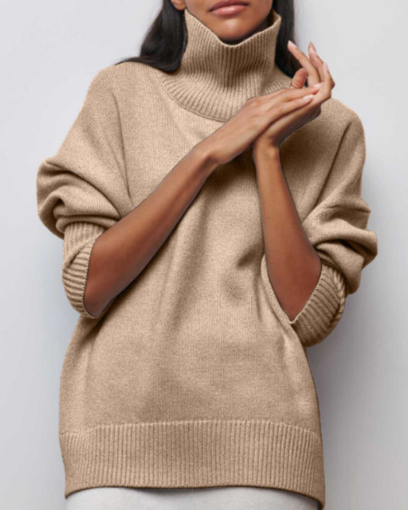 Rollkragenpullover Damen | Oversize & Kuschelig Warm