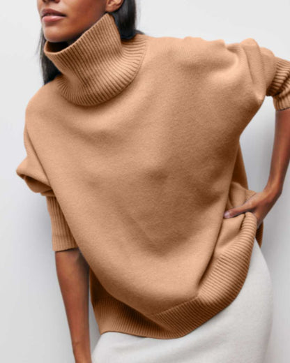 Rollkragenpullover Damen | Oversize & Kuschelig Warm
