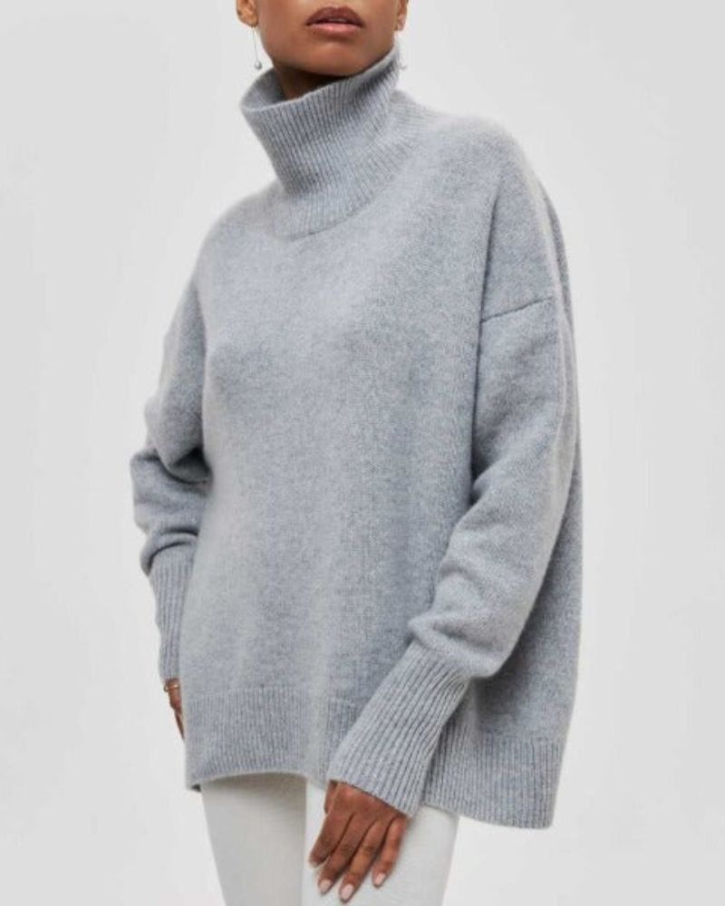 Rollkragenpullover Damen | Oversize & Kuschelig Warm