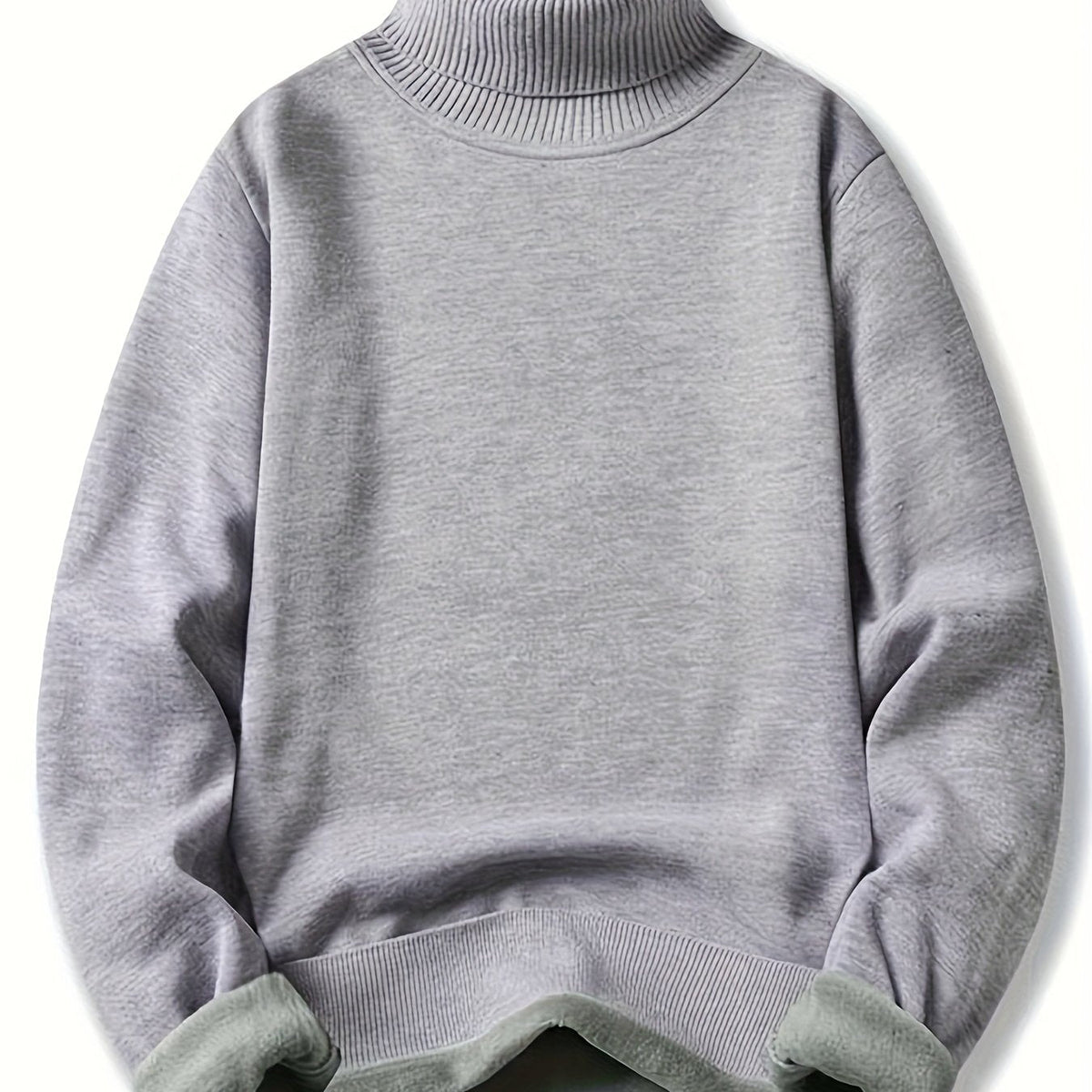 Bertwin | Herren Rollkragenpullover Warm Gefüttert - Black - Image 16