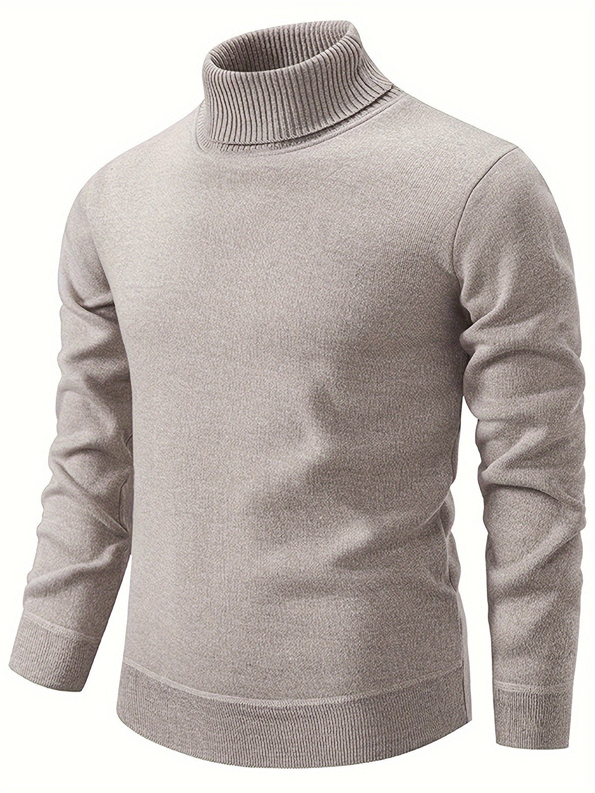 Bertwin | Herren Rollkragenpullover Warm Gefüttert - Black - Image 22