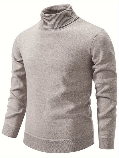 Bertwin | Herren Rollkragenpullover Warm Gefüttert - Black - Image 22