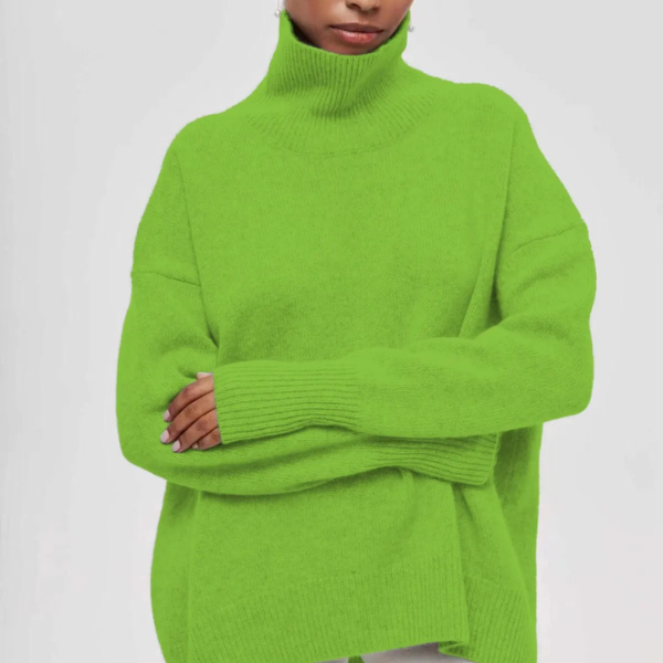 Rollkragenpullover für Damen | Lässige Passform | Winter