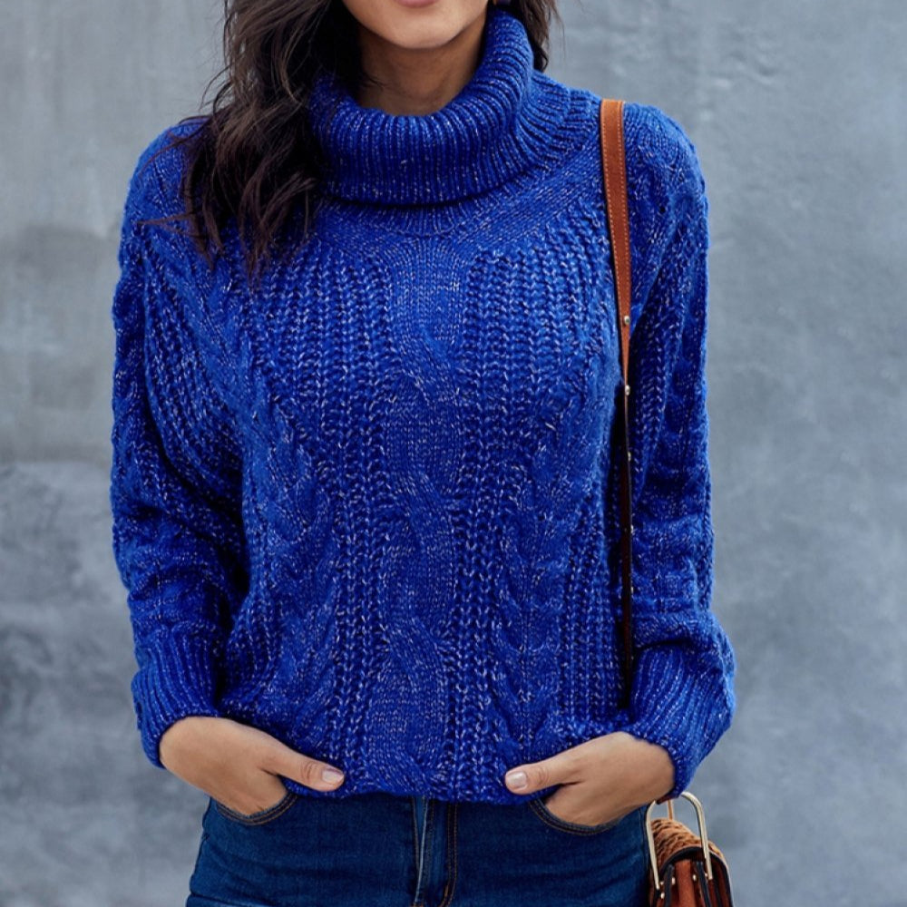 Rollkragenpullover Damen | Grobstrick