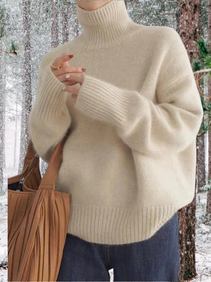 Rollkragenpullover Damen | Hochwertiger Kaschmir