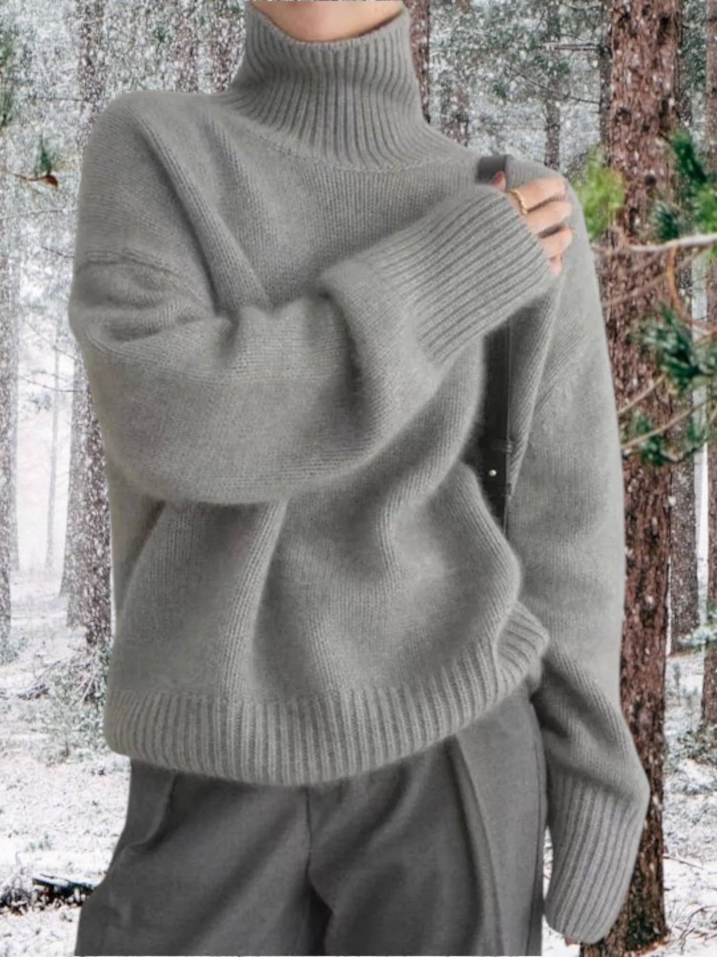 Rollkragenpullover Damen | Hochwertiger Kaschmir