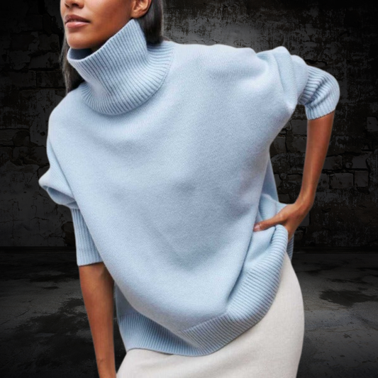 Rollkragenpullover Damen | Klassischer aus Acrylmix