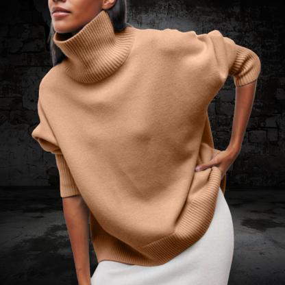 Rollkragenpullover Damen | Klassischer aus Acrylmix