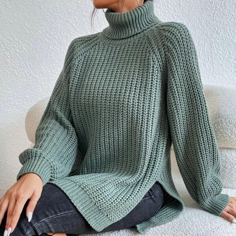 Rollkragenpullover Damen | Lockere Passform Zeitloses Design