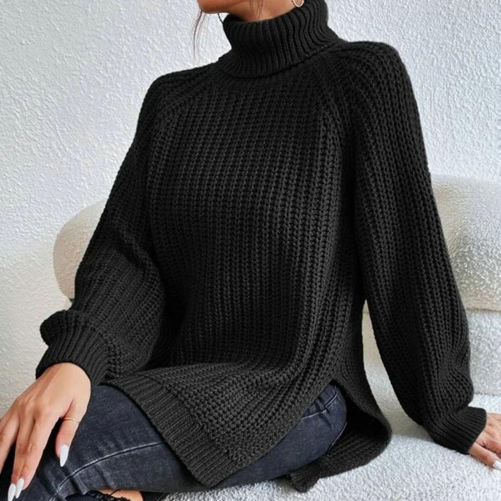 Rollkragenpullover Damen | Lockere Passform Zeitloses Design