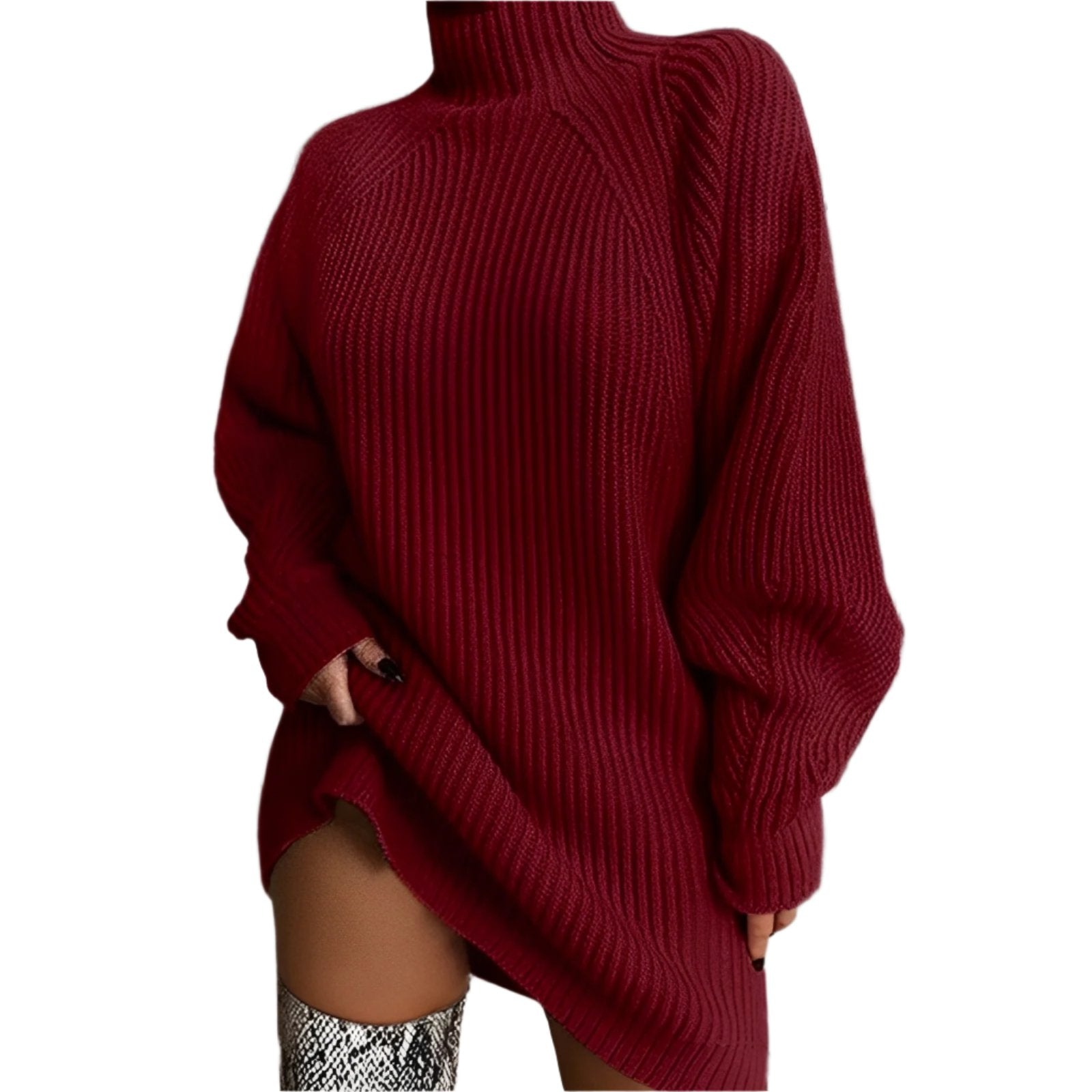 Rollkragenpullover Damen | Oversized Passform