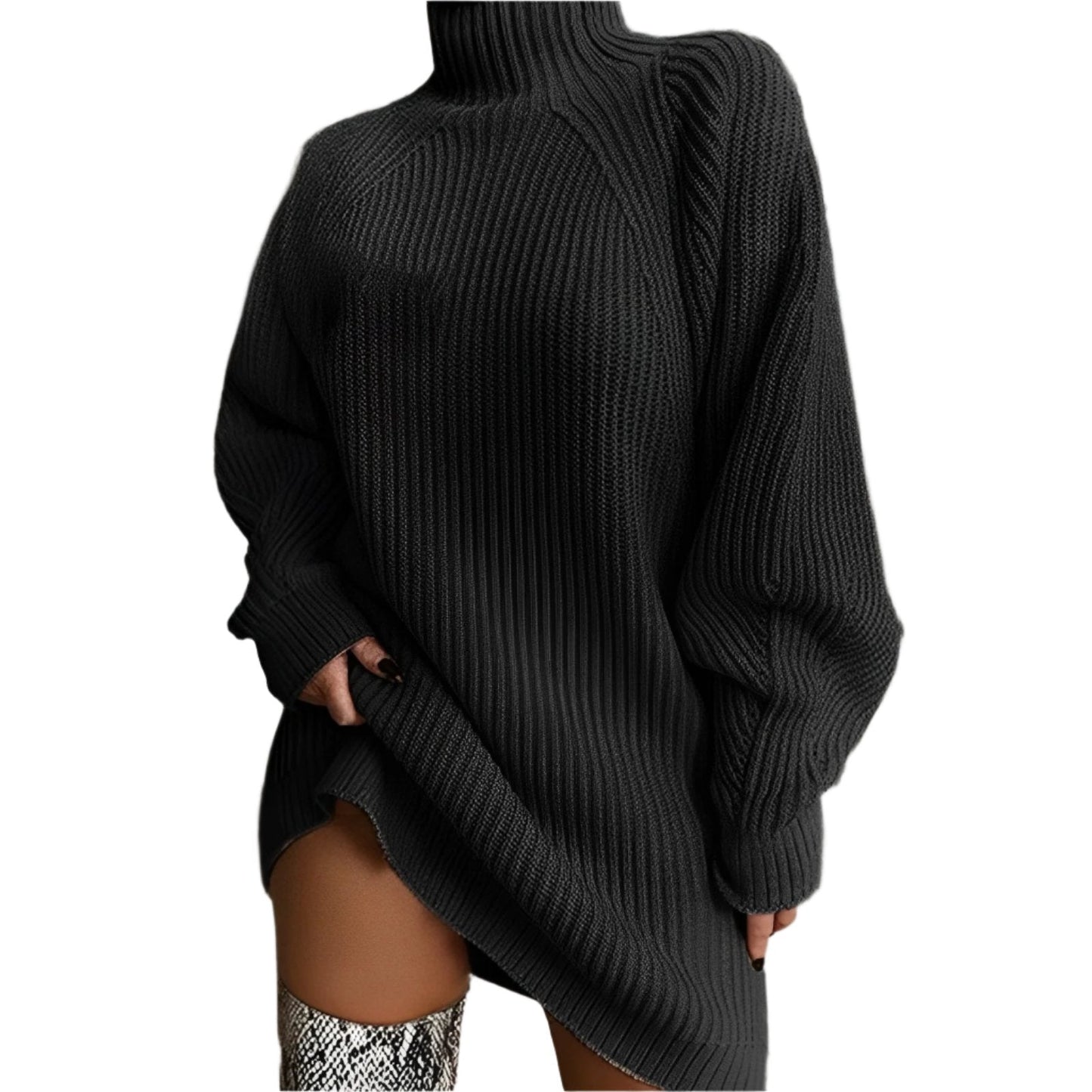 Rollkragenpullover Damen | Oversized Passform