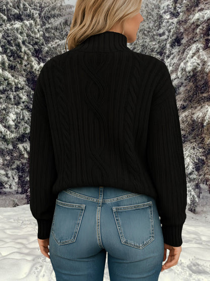 Rollkragenpullover Damen | Strick