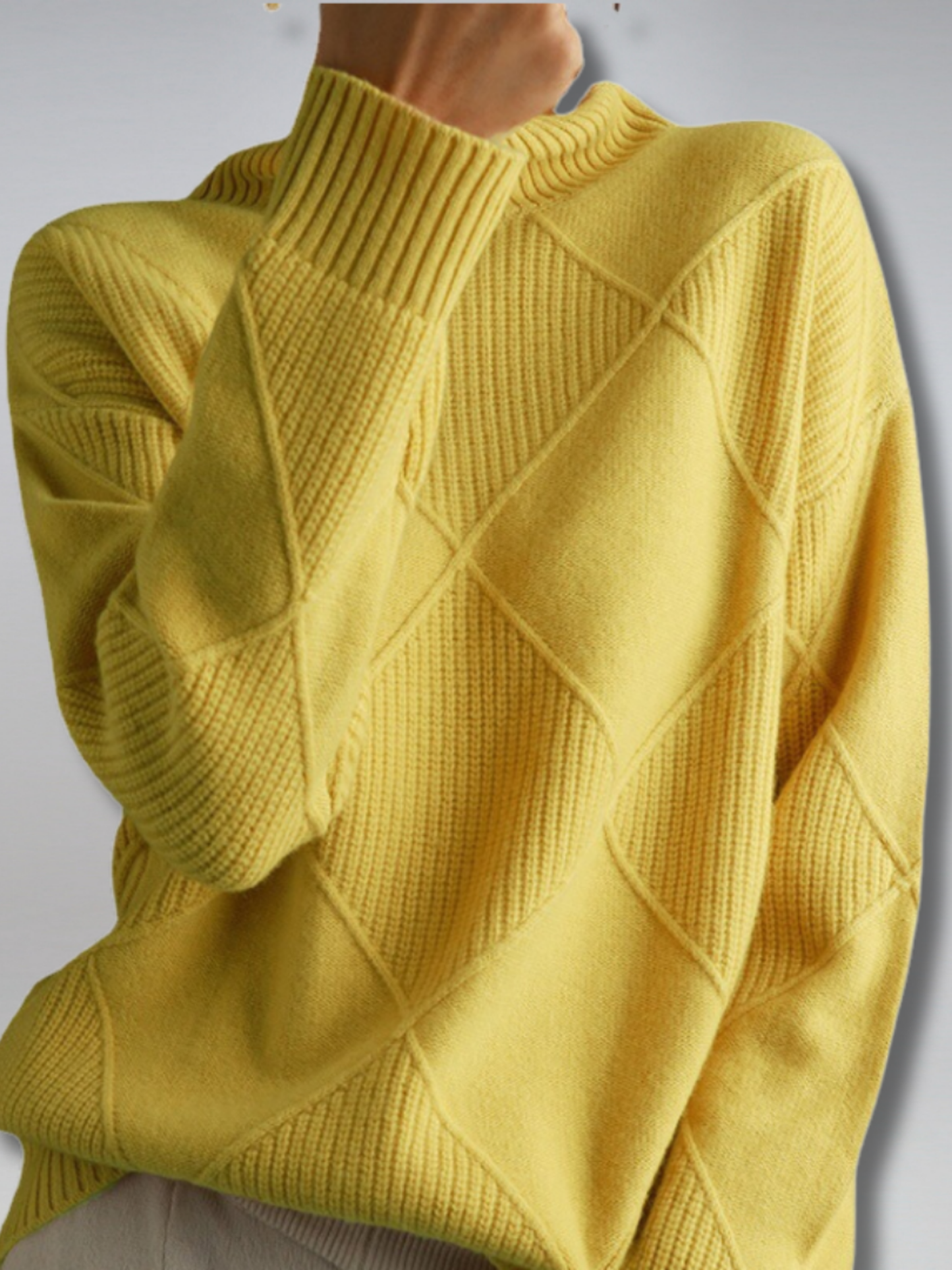 Rollkragenpullover Damen | Strickmuster