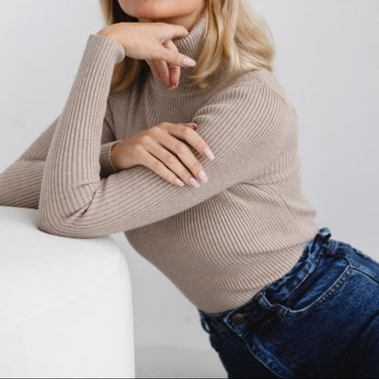 Rollkragenpullover Damen | Warmer Casual Style