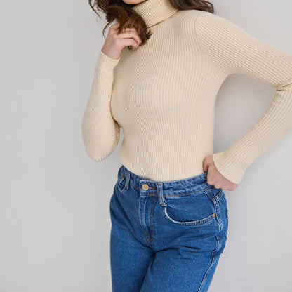 Rollkragenpullover Damen | Warmer Casual Style