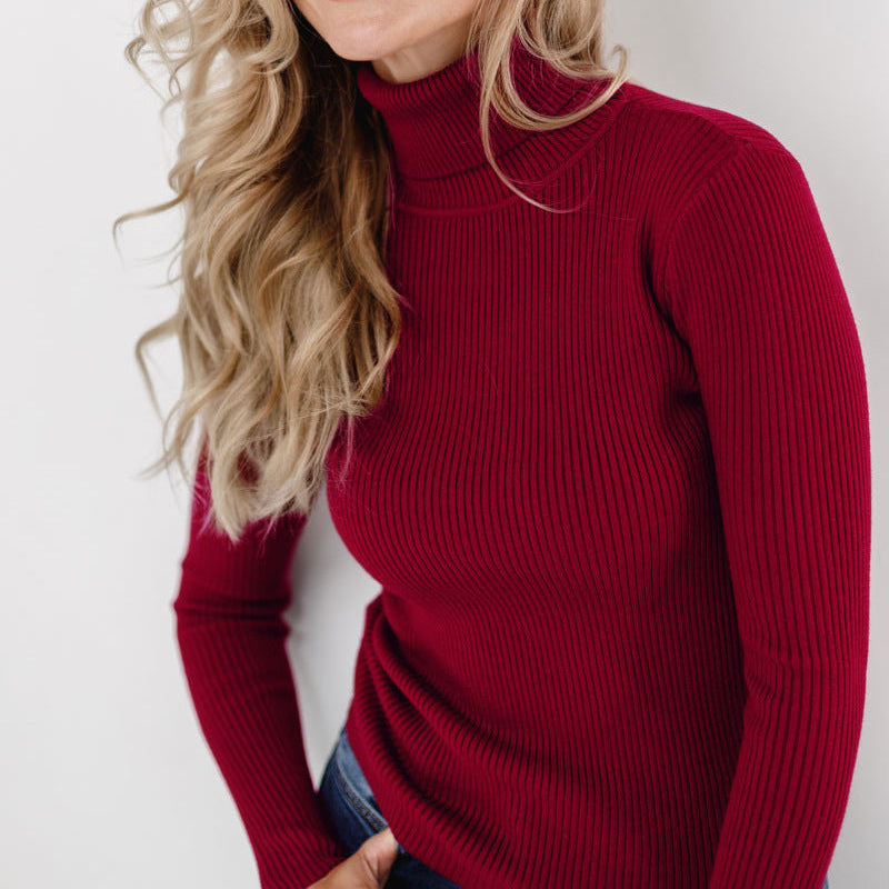Rollkragenpullover Damen | Warmer Casual Style