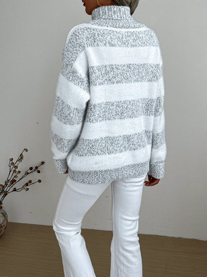 Rollkragenpullover Damen | Weiche Stoffqualität
