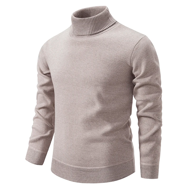 Rollkragenpullover Herren | Baumwollmischung, klassisches Design