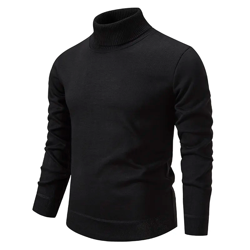 Rollkragenpullover Herren | Baumwollmischung, klassisches Design