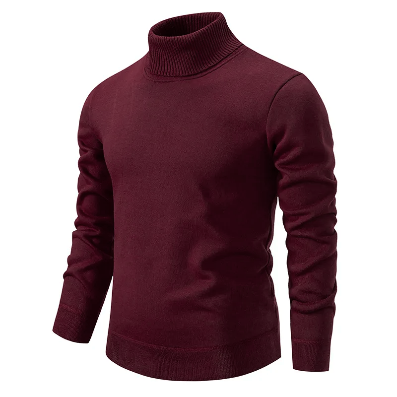 Rollkragenpullover Herren | Baumwollmischung, klassisches Design