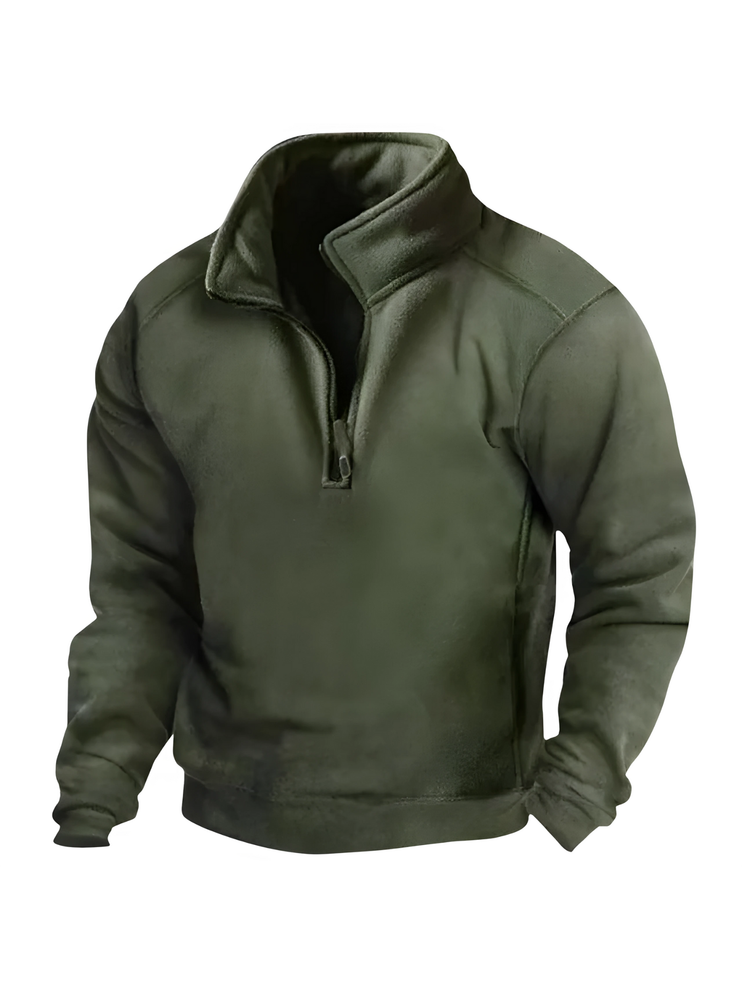 Rollkragenpullover Herren | Halbem Reißverschluss