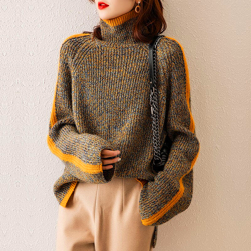 Klassischer Rollkragenpullover | Hochwertiger Acrylmix