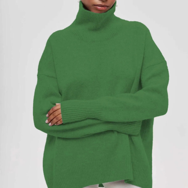 Rollkragenpullover für Damen | Lässige Passform | Winter