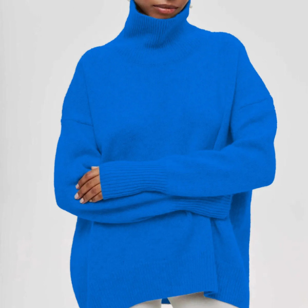 Rollkragenpullover für Damen | Lässige Passform | Winter