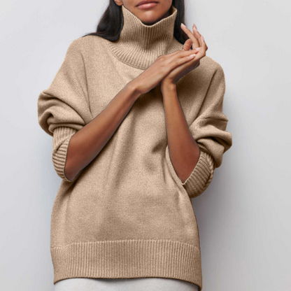 Rollkragenpullover für Damen | Lässige Passform | Winter