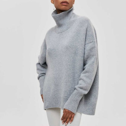 Rollkragenpullover für Damen | Lässige Passform | Winter