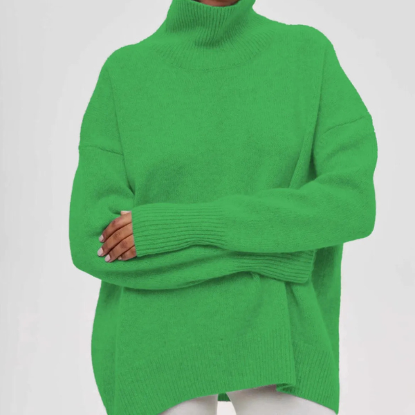 Rollkragenpullover für Damen | Lässige Passform | Winter