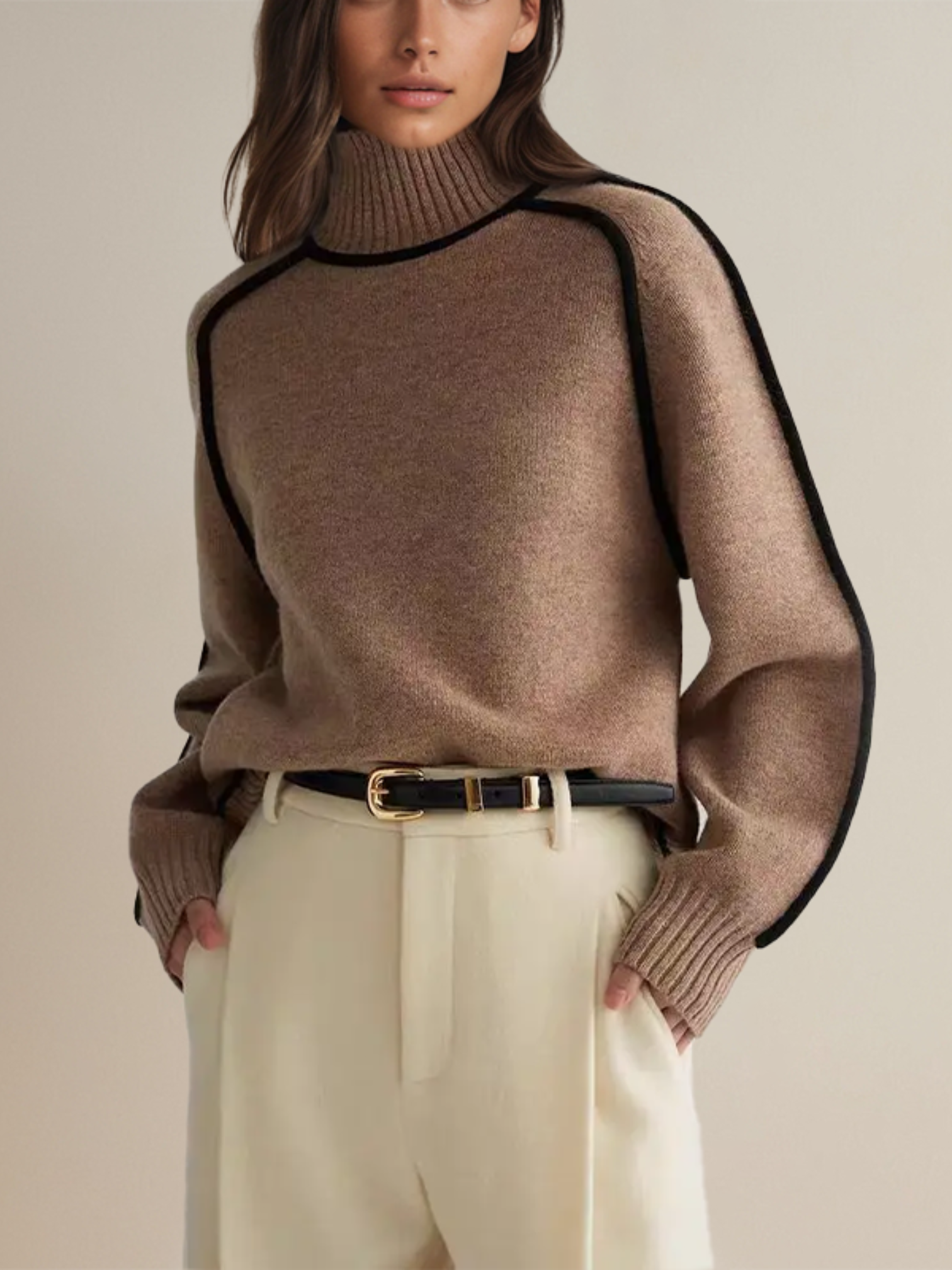 Rollkragenpullover für Damen | Relaxed Fit