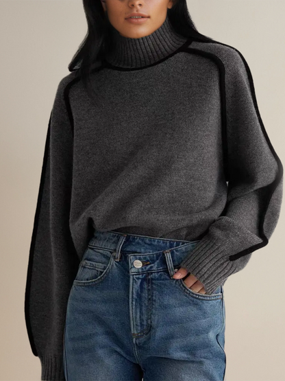 Rollkragenpullover für Damen | Relaxed Fit