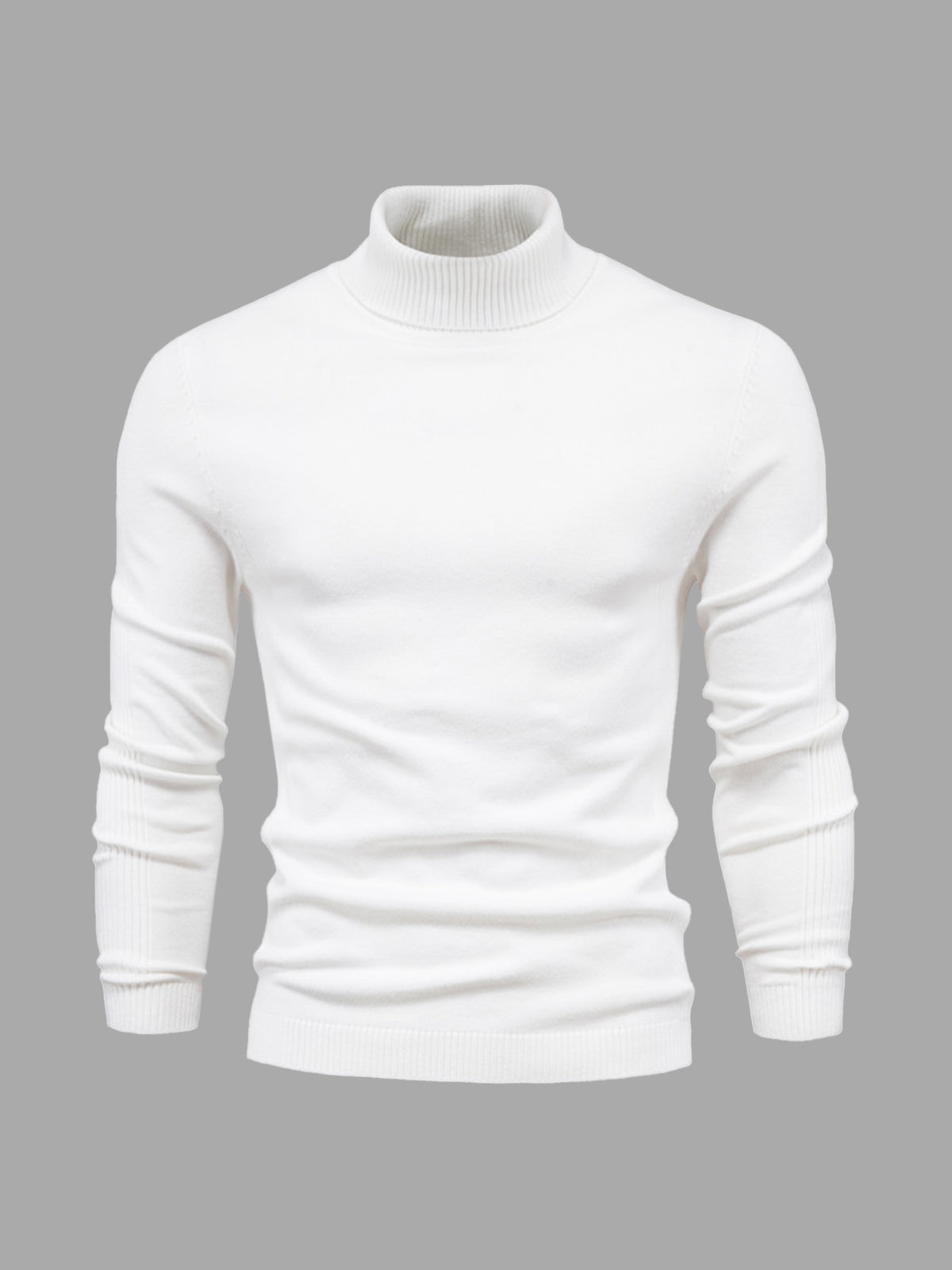 Rollkragenpullover für Herren | Normale Passform