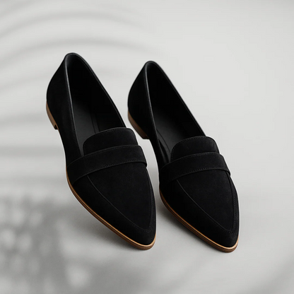 Mokassins Damen | Spitze Zehenpartie & Penny-Strap