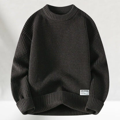 Rundhals-Strickpullover für Herren | Normale Länge