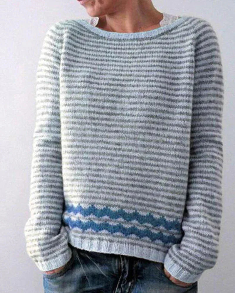 Weihnachtspullover Damen | Nordisches Muster & Lockere Passform 5