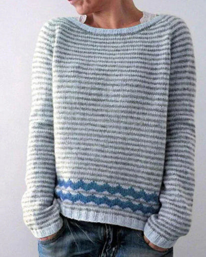 Weihnachtspullover Damen | Nordisches Muster & Lockere Passform 5
