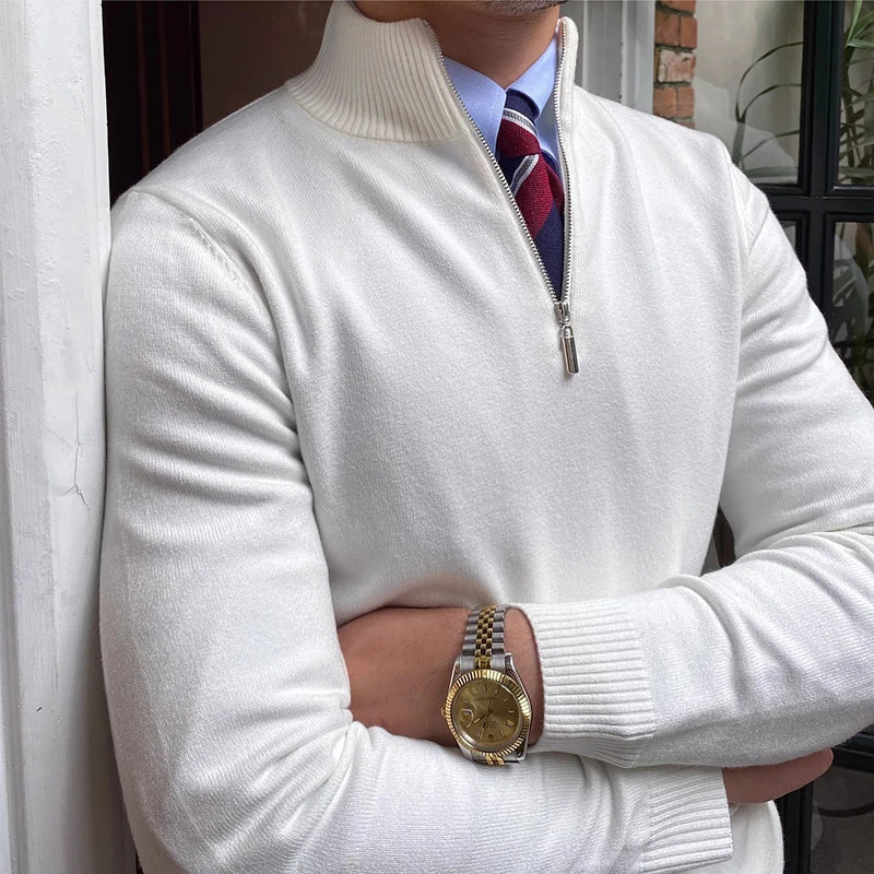 Quarter-Zip Pullover Herren | Figurbetont & Wärmend 6