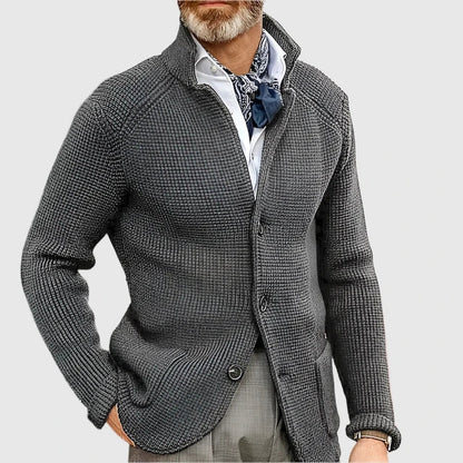 Strickjacke Herren | Blazer-Stil mit Strukturmuster 18