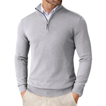 Troyer Pullover Herren | Halbreißverschluss & Schlanker Schnitt 12