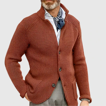 Strickjacke Herren | Blazer-Stil mit Strukturmuster 13